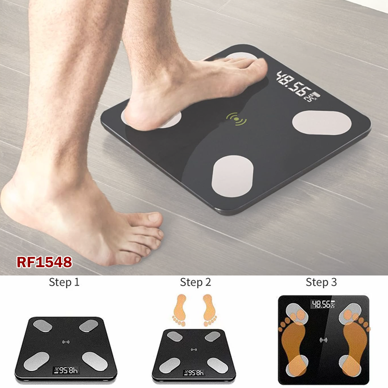 Scales Human Body Fat Scale ā Smart Digital Weight Scale with Bluetooth App for Health Tracking