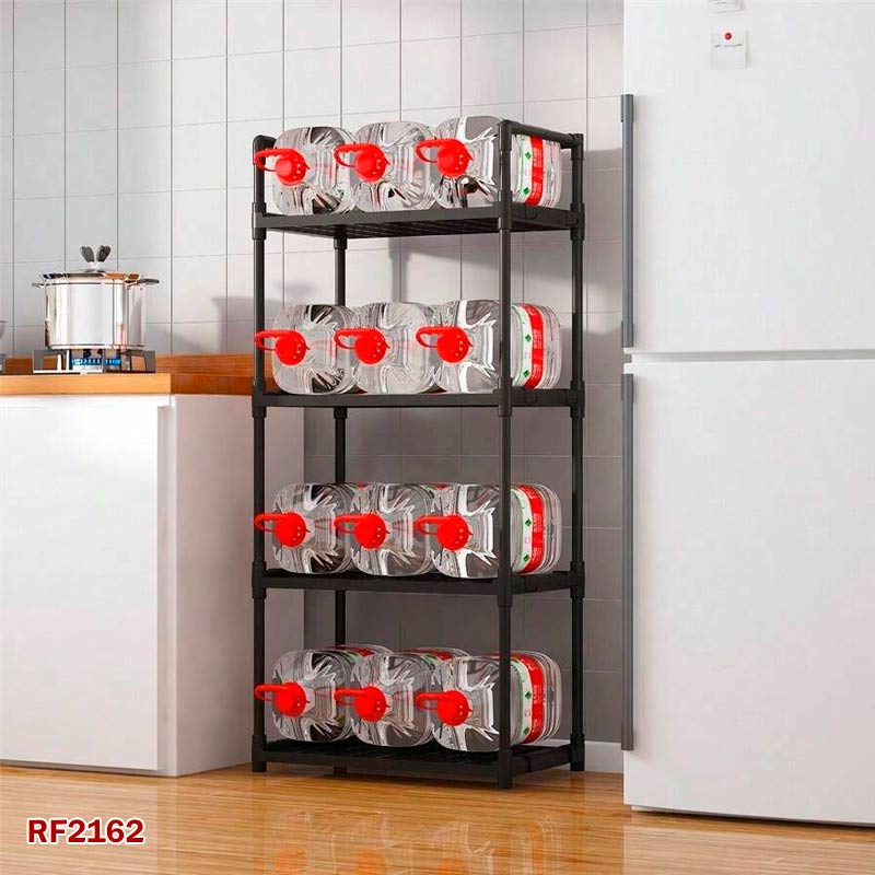 1pc Reinforced Multi-layer Storage Rack, 4 Tiers, Suitable For Kitchen, Living Room, Bedroom, Bathroom, Warehouse.