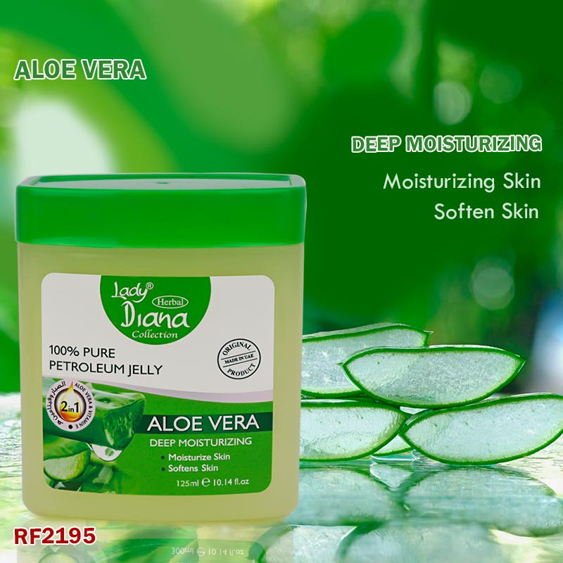 Lady Diana Petroleum Jelly Aloe Vera 125ML – Deep Moisturizing & Skin Protection
