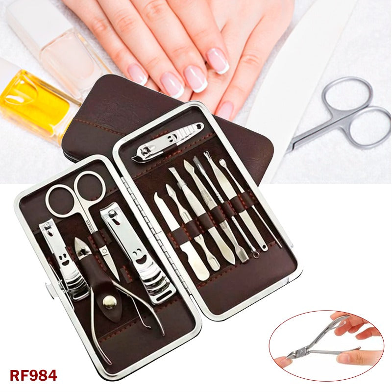 Nail Clippers & Manicure Set - Complete Grooming Kit for Men and Women