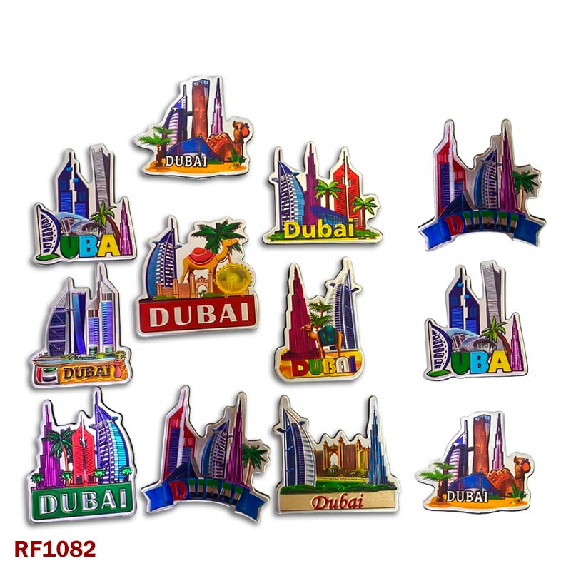 Dubai Design Fridge Magnet – Mix of Iconic Souvenir Designs for a Stylish Touch
