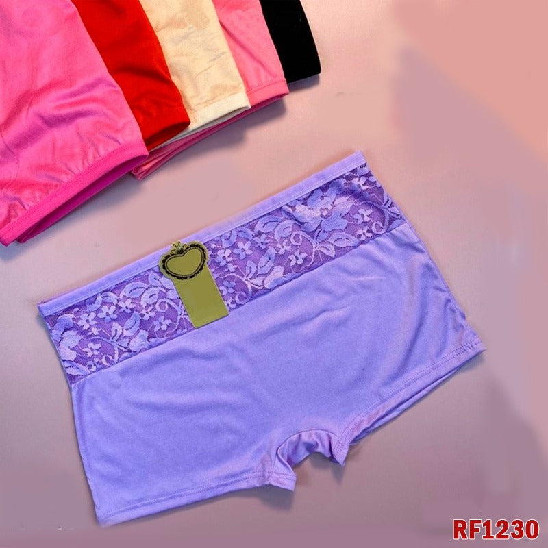6-Piece Cotton Boyshorts โ Women's Boxer Shorts Panties Underwear