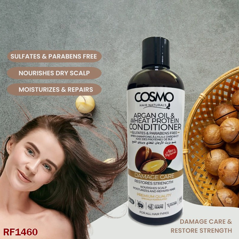 Cosmo Hair Conditioner 480ml | Deep Moisturizing & Nourishing Formula for Soft, Silky Hair
