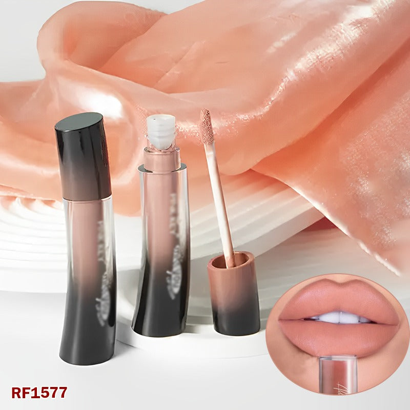 Double-Head Matte Lip Liner & Nude Liquid Lipstick: Perfect Lips, Every Time!