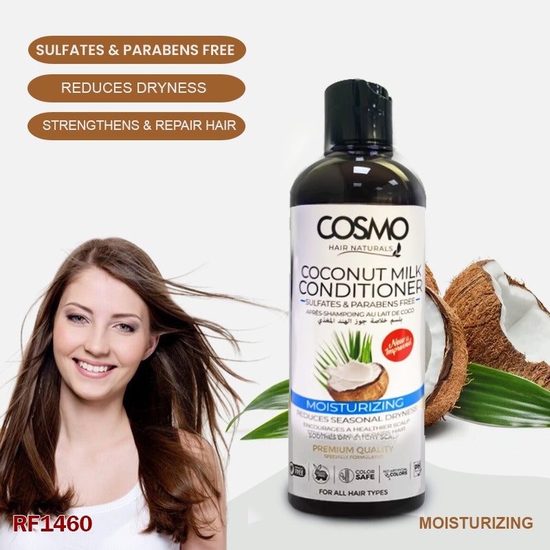 Cosmo Hair Conditioner 480ml | Deep Moisturizing & Nourishing Formula for Soft, Silky Hair