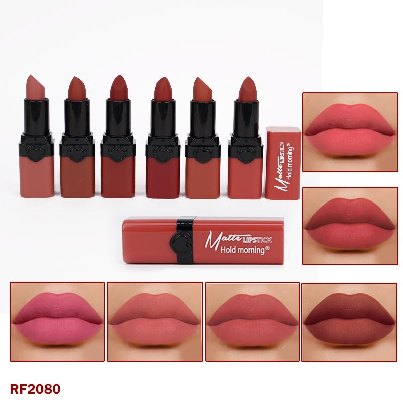 6PCS Super Matte Stay Lipstick Set - Long-Lasting, Rich Pigment Lip Color for All-Day Wear