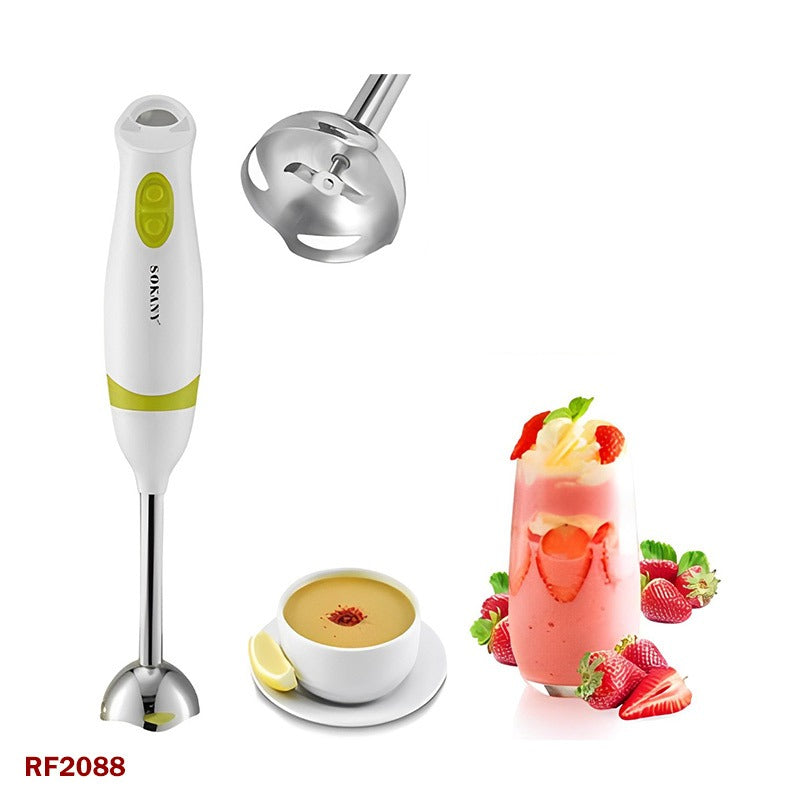 Immersion Hand Blender, Electric Immersion Hand Blender, Stainless Steel Blade Electric Hand Blender for Fruits, Baby Food, Soup 170W, EU Plug 220V