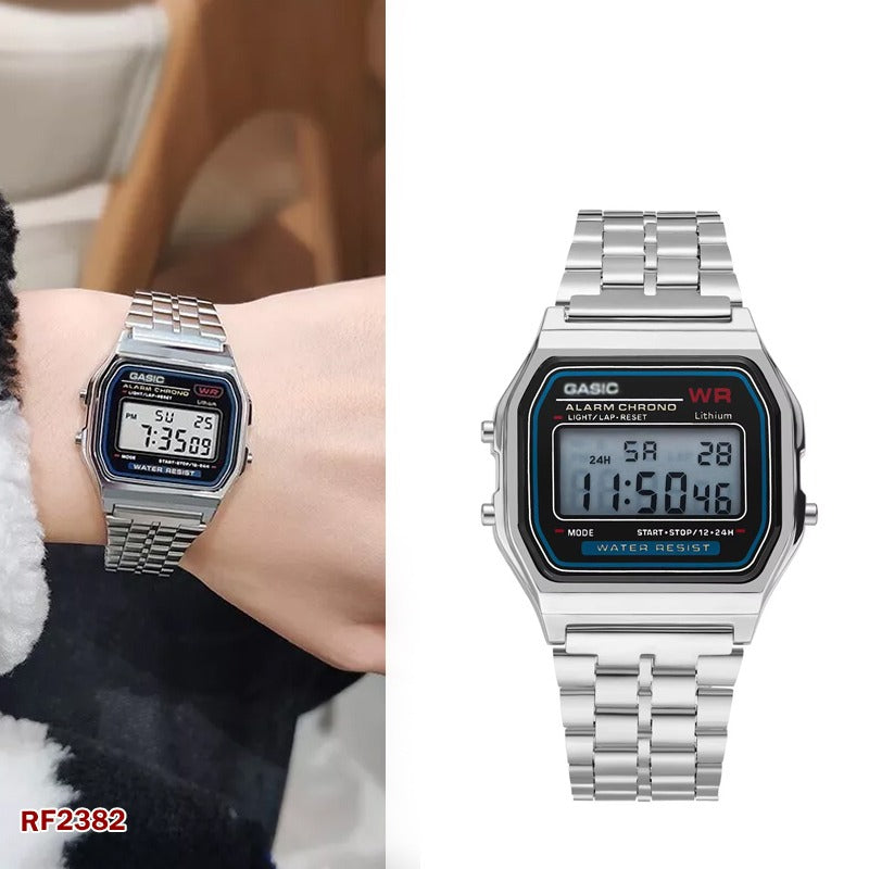 Gasic Casual Quartz Watch - Digital Stainless Steel Watch for Men and Women, Stylish and Durable Timepiece