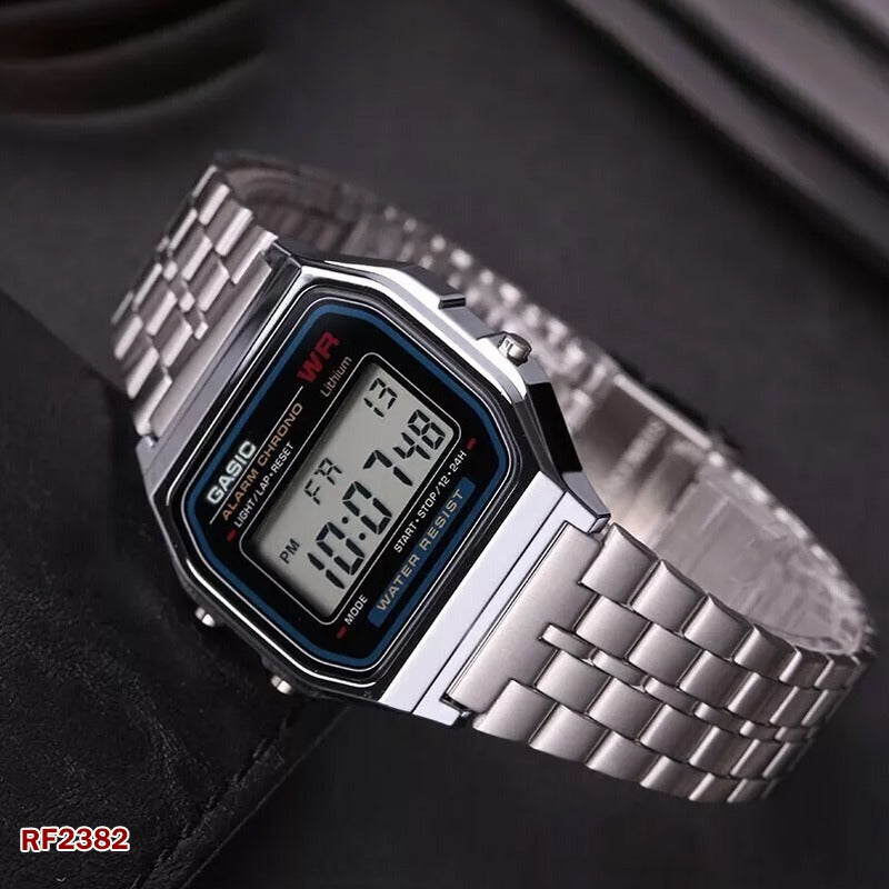 Gasic Casual Quartz Watch - Digital Stainless Steel Watch for Men and Women, Stylish and Durable Timepiece