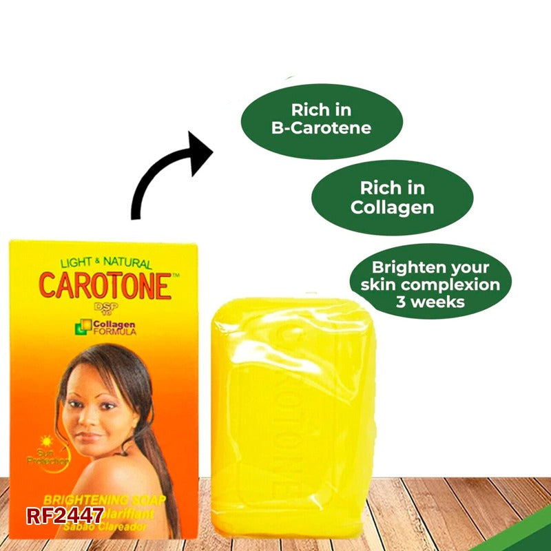Carotone Brightening Soap - Original Collagen Formula for Skin Brightening | 190g