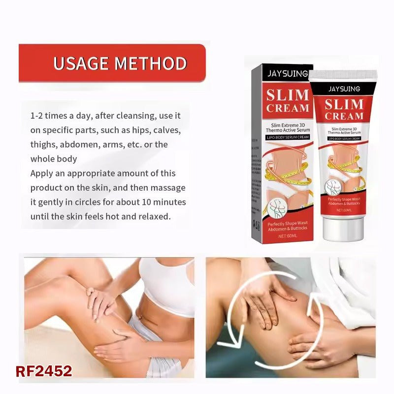 Slimming Cream Fat Burner – Body Shaping Massage Gel (60ml)