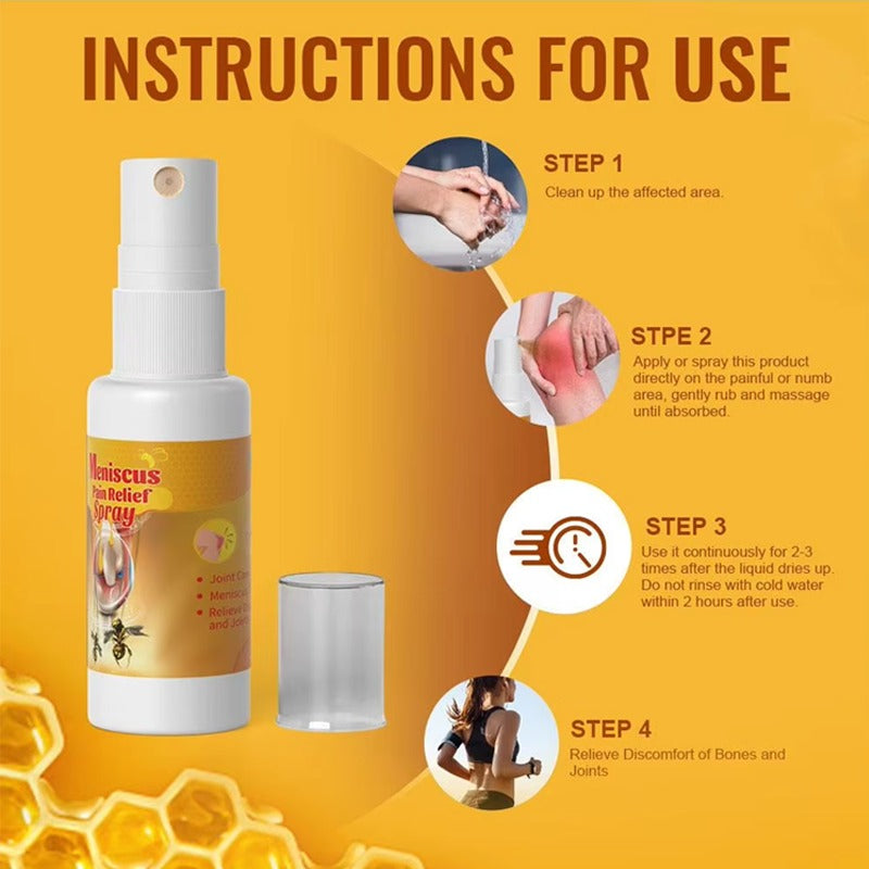 2PCS Bee Venom Pain and Bone Healing Spray Bee Venom Pain Cream Joint & Bone New Zealand Bee Venom Joint and Bone Therapy Spray Bee Venom Joint Relief Gel Neck Waist Leg Pain Relief 30ML