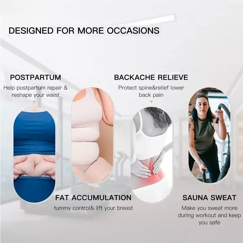 Waist Belt Elastic Band Weight Loss Flat Belly Belt Body Shaper Abdominal Belt After Delivery for Tummy Reduction Tummy Wrap Waist Trainer - 4 Meter Women Bandage