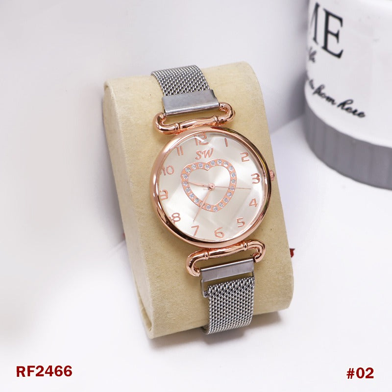 Women's Heart-Shaped Quartz Watch: Elegant Style for Every Occasion!