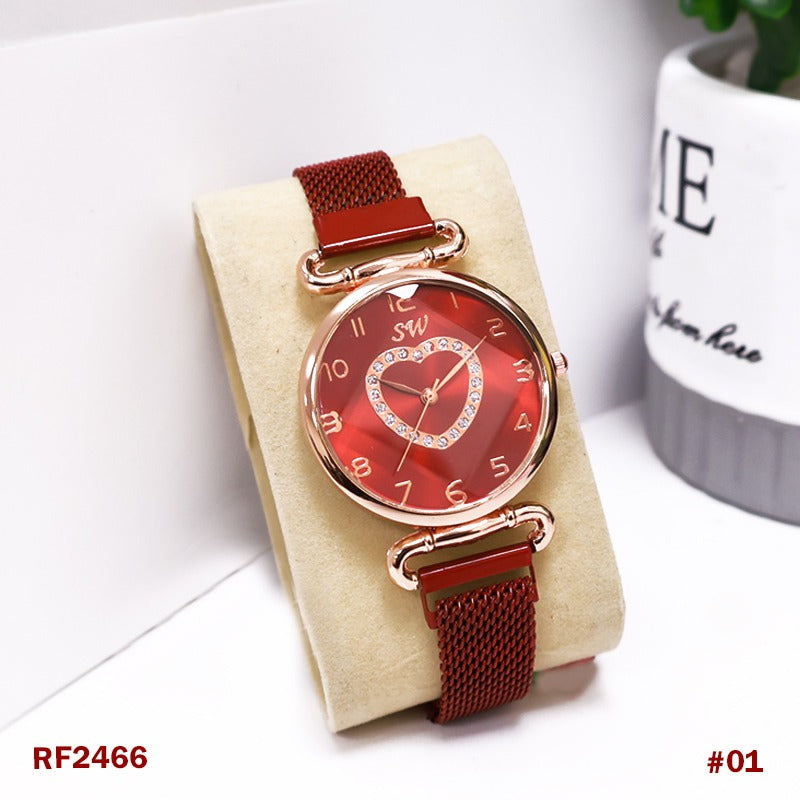 Women's Heart-Shaped Quartz Watch: Elegant Style for Every Occasion!
