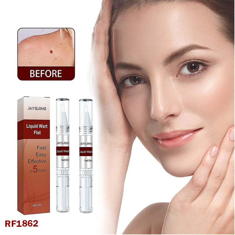 Skin Tags & Moles Remover,Wipe Off Tags & Moles Remover,Liquid Mole Removal Pen for All Skin Types,Fast Easy Effective,Easy to Remover 2PC