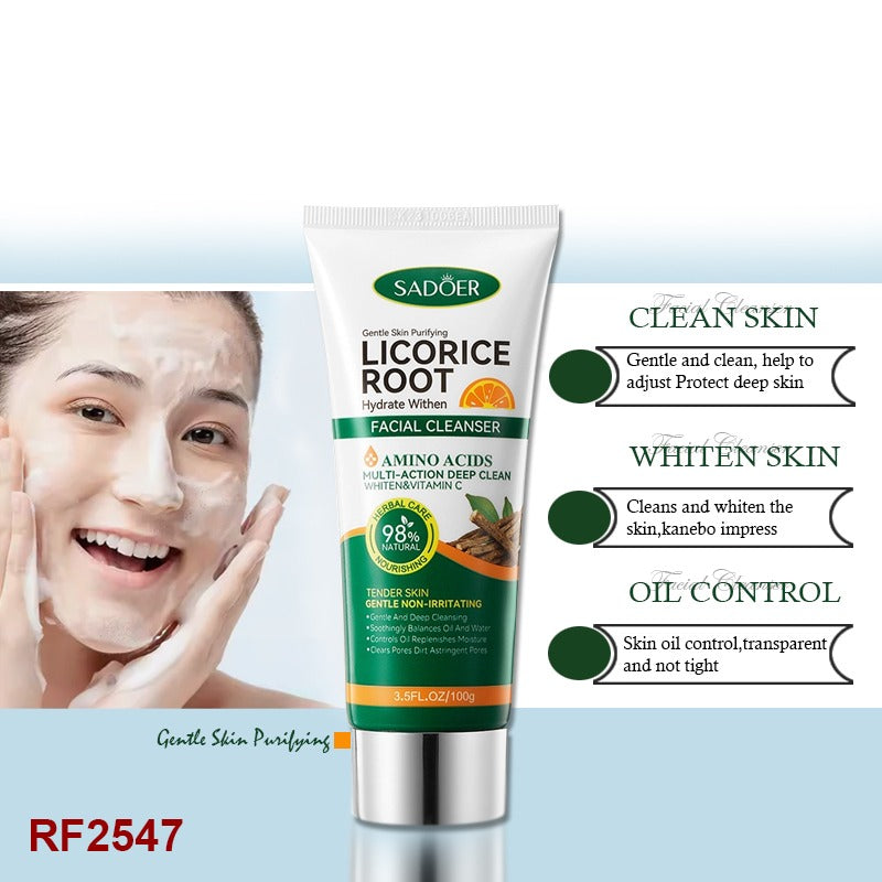 Beauty Deep Cleansing Licorice Root Facial Cleanser - 100g