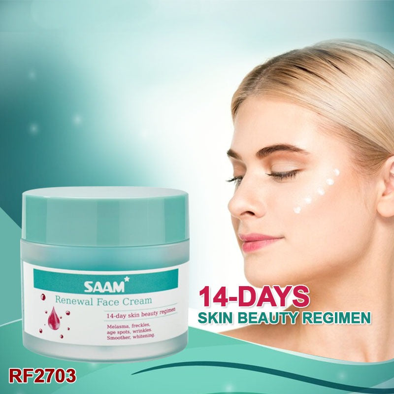 SAAM Renewal Face Cream | Melasma, Freckles, Age Spots & Dark Spots | With Alpha Arbutin and Kojic Acid | 50g
