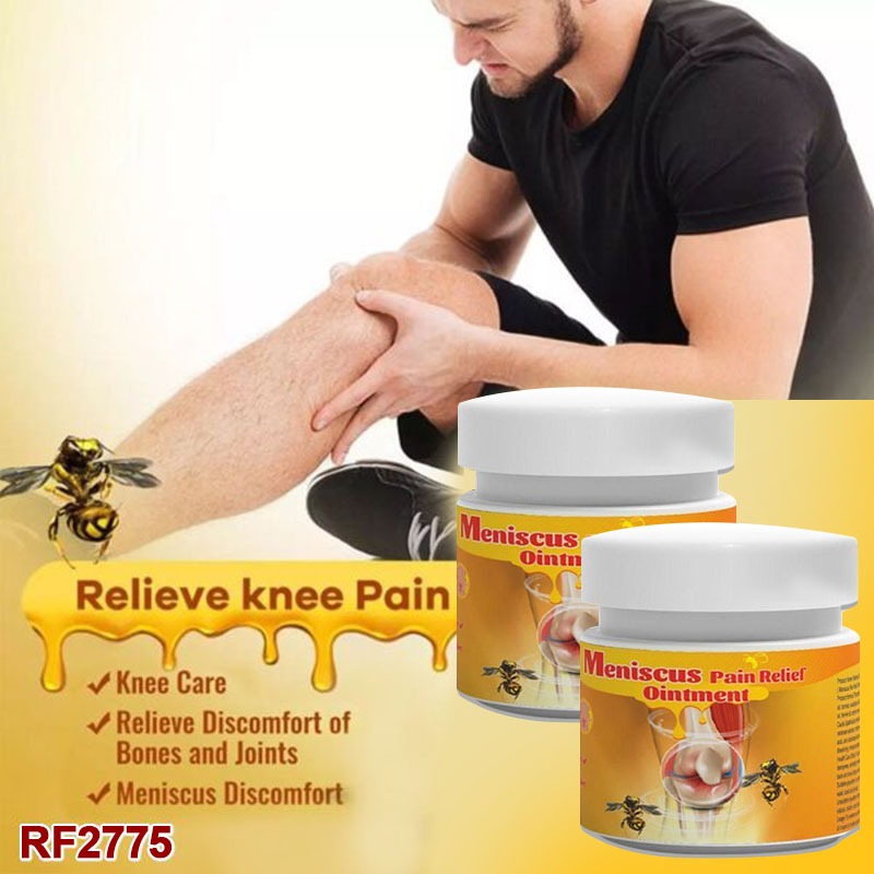 Bee Venom Pain Relief Cream, Fast Absorbing Arthritis Joint Knee Analgesic Ointment, Smooth Gentle Meniscus Treatment Cream, Arthritis Knee Joint Muscle Ache Medical Plaster For Pain Relief