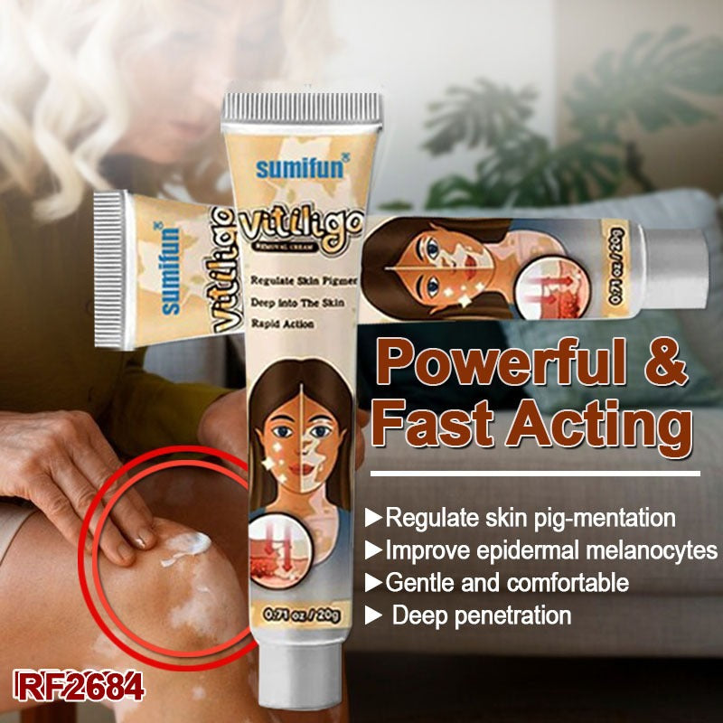 2PCS Sumifun White Spot Cream, White Spot Remover, Vitiligo Cream Natural Treatment for Skin Pigmentation