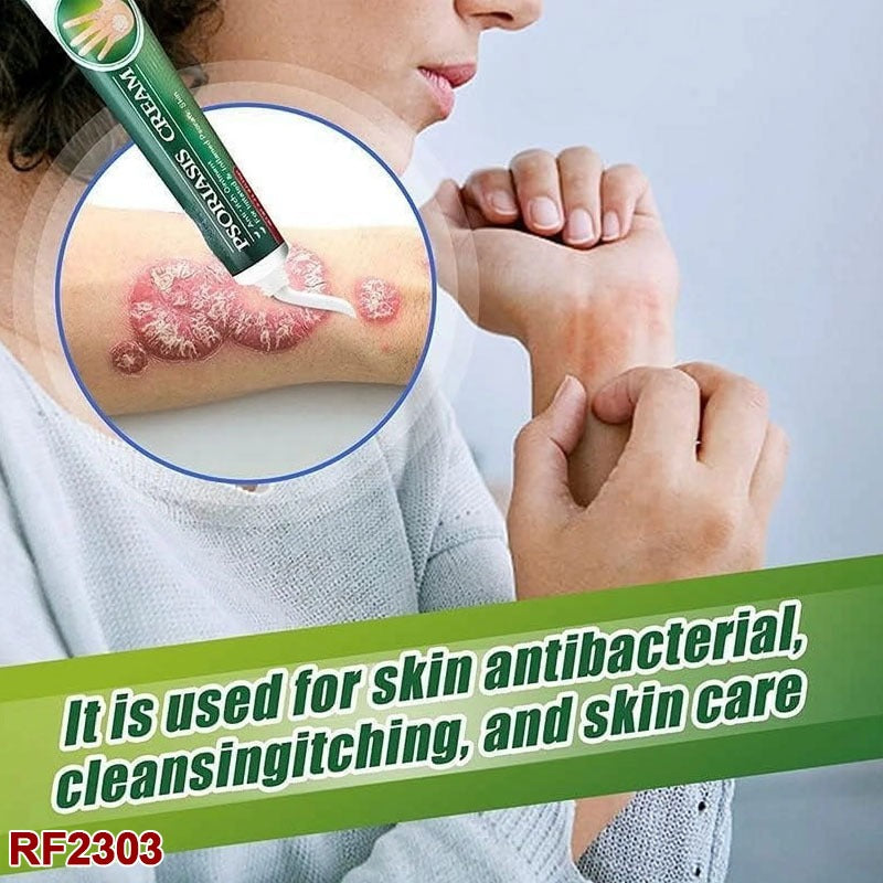 Antibacterial Cream for Psoriasis and Eczema Antifungal Cream, Helps Eczema, Ringworm Anti-Itch Cream with Gentler and Safer Herbal Ingredients Quickly Relives Itching for Face & Body