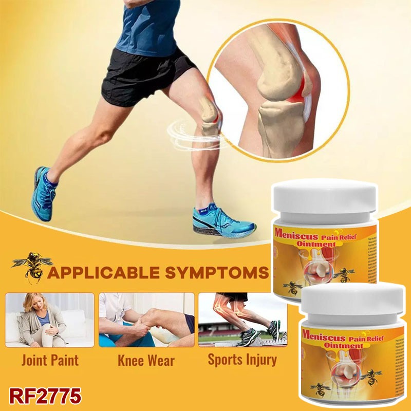 Bee Venom Pain Relief Cream, Fast Absorbing Arthritis Joint Knee Analgesic Ointment, Smooth Gentle Meniscus Treatment Cream, Arthritis Knee Joint Muscle Ache Medical Plaster For Pain Relief