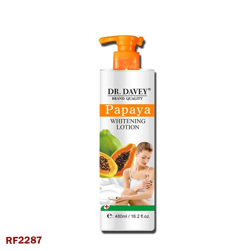 Dr. Davay Papaya Whitening Lotion 480ML – Natural Brightening & Deep Moisturizing Lotion