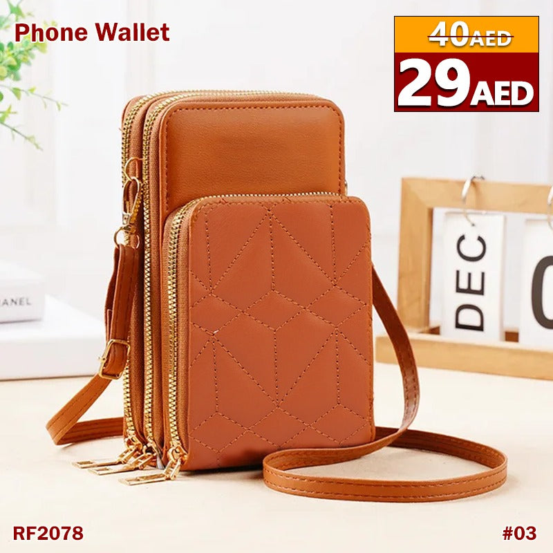 Women Sling Bag Crossbody Cell Phone Bag ā Mini Over-Shoulder Handbag Purse