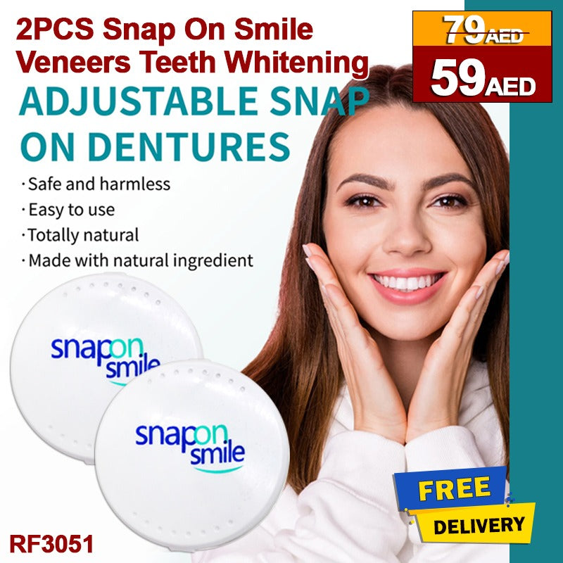 Snap-On Smile Veneers – Instant Teeth Whitening & Perfect Smile RF3051 ( 2 sets)