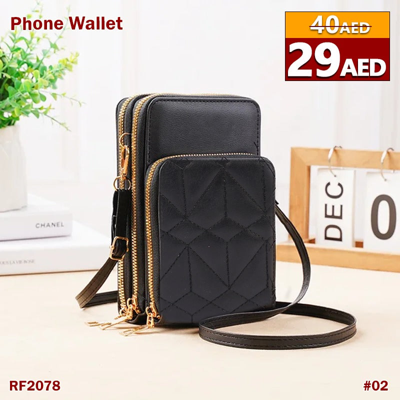 Women Sling Bag Crossbody Cell Phone Bag ā Mini Over-Shoulder Handbag Purse