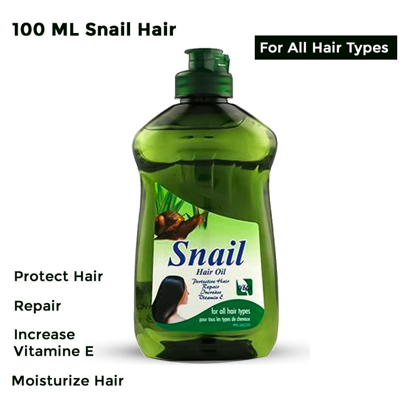 Snail Hair Oil for All Hair Types – 210ML Nourishing, Strengthening & Moisturizing Hair Treatment