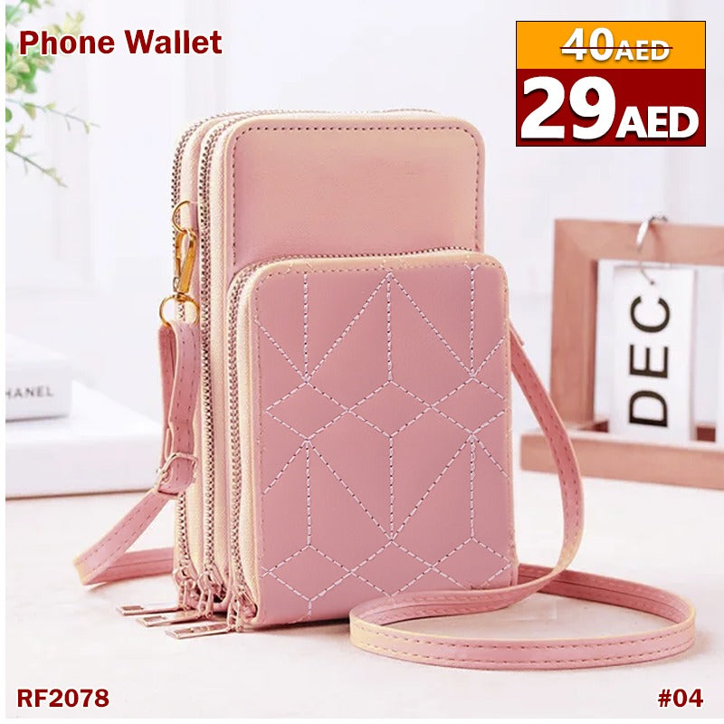 Women Sling Bag Crossbody Cell Phone Bag ā Mini Over-Shoulder Handbag Purse