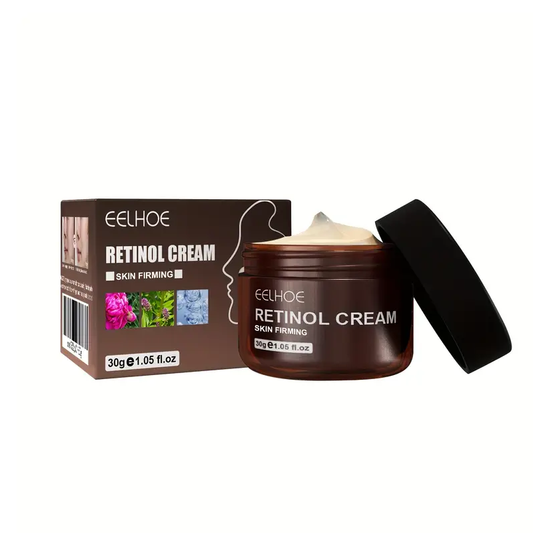 Retinol Face Cream, Anti Wrinkle Face Cream Retinol, Anti-Aging Retinol Cream, Retinol Moisturizing Face Cream, Retinol Cream With Hyaluronic Acid, Tightening & Lightened Skin Tone (30g)