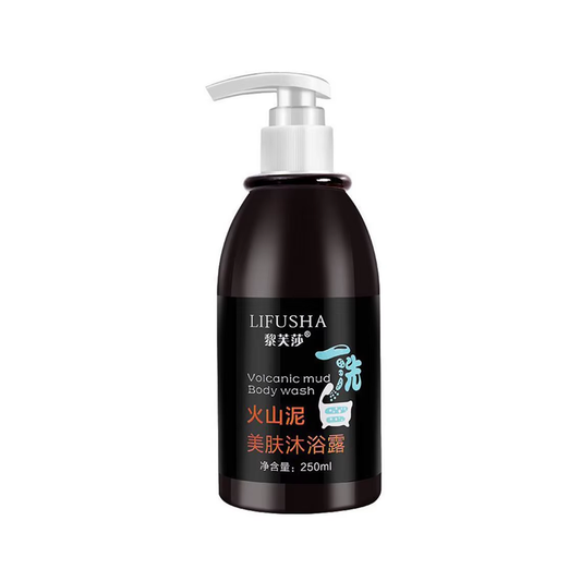 JANGOU Volcanic Mud Body Wash - 3-in-1 Whitening & Moisturizing Formula