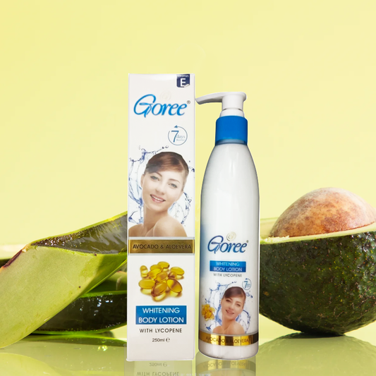 Goree Avocado & Aloe Vera Whitening Body lotion With Lycopene 250ml