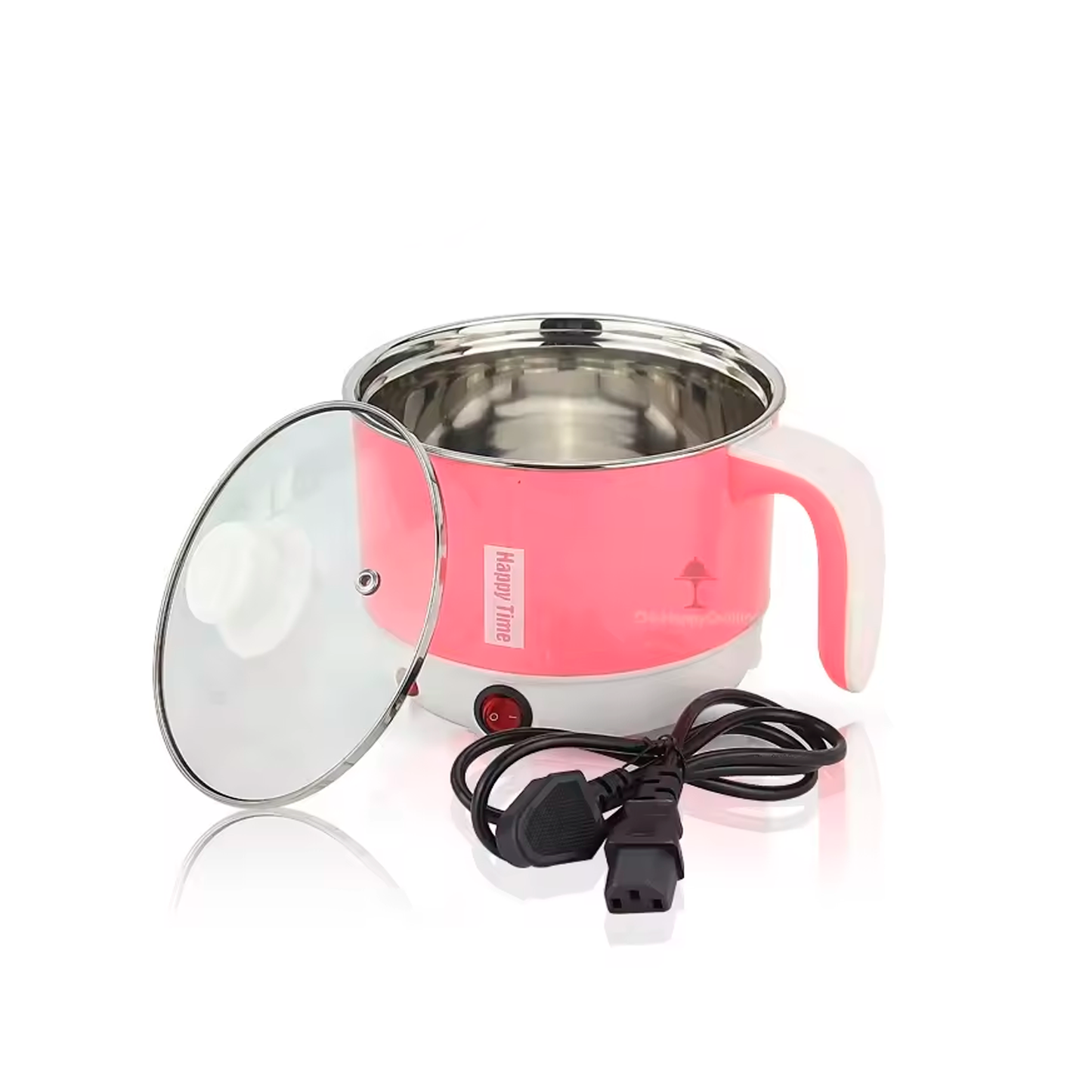 Multi-Function Electric Rice Cooker with Steel Steamer