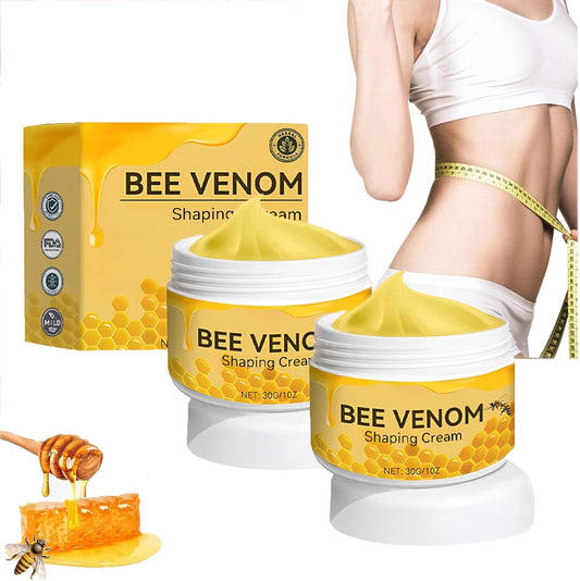 Bee-venom Cellulite Reduction Cream Fats Burning Weight Lose Cream For Waist Leg Belly 2 Pack