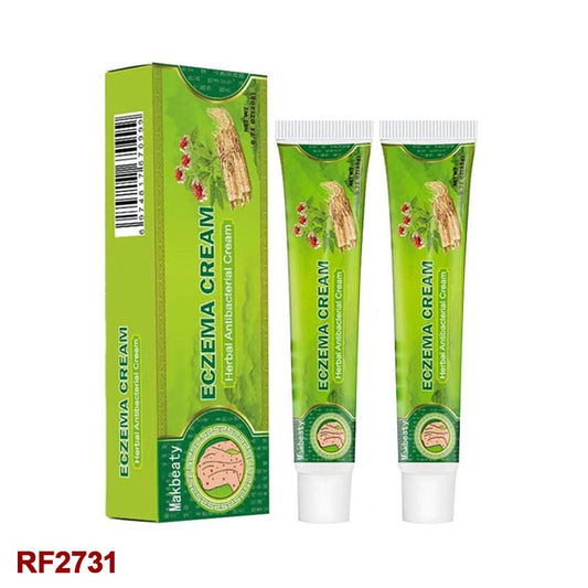 Foloose 2PCS Natural Chinese Herbal Eczema Psoriasis Creams Dermatitis and Rashes Eczema Pruritus Psoriasis Ointment， Psoriasis Treatment, Antibacterial Cream, for Body Itching (2Pcs)