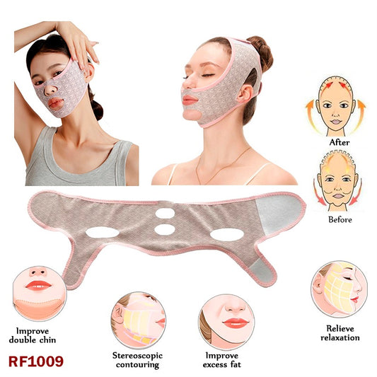 Reusable Double Chin Reducer Chin Strap Face Slimming Strap Face Slimmer Shaper for Women, Breathable Comfortable V Line Lifting Mask