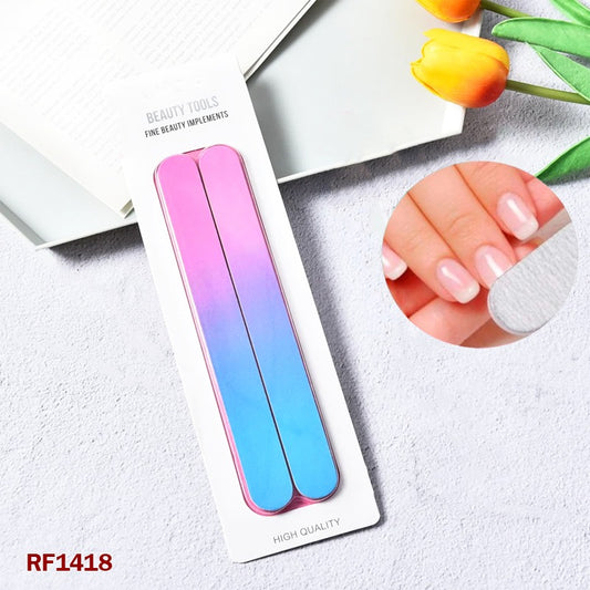 Nail File 2-Piece Set – All-Purpose Nail Shiner & Professional Care Manicure Tools