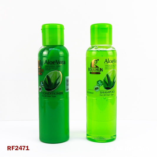 Roushun Aloe Vera Shampoo & Conditioner – 500ml – Nourishing & Moisturizing for Healthy Hair