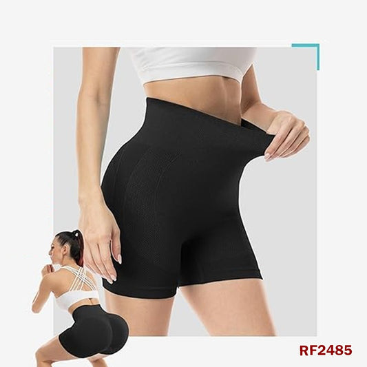 Sports Shorts High Waist Seamless Tummy Control Butt Lift Stretchable Tights Waist Compression Fitness Gym Scrunch Butt for Women