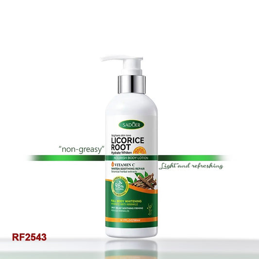 SADOER Natural Herbal Care Licorice & Vitamin C Body Lotion - Hydrating & Whitening