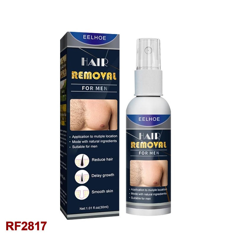 Painless Hair Removal Spray Foam, Silky Beauty Spray for Hair Removal, Hair Stop Growth Spray, Hair Inhibitor for Legs Hands Arms Underarms For Men (50ML)