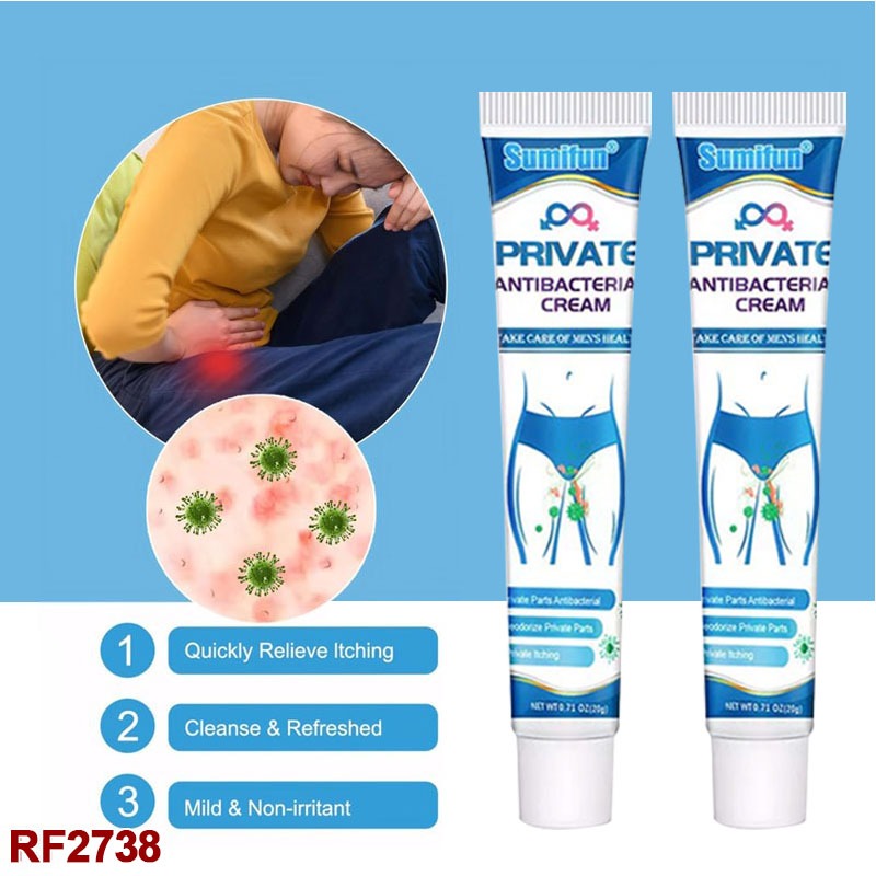 Private Antibacterial Cream for Men, 20G Balanitis Cream, Delicate Paste Texture Deep Repair External Use Itching Cream