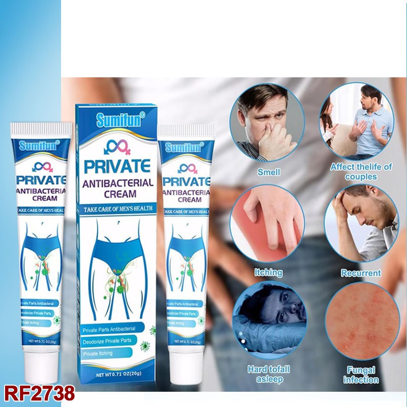 Private Antibacterial Cream for Men, 20G Balanitis Cream, Delicate Paste Texture Deep Repair External Use Itching Cream