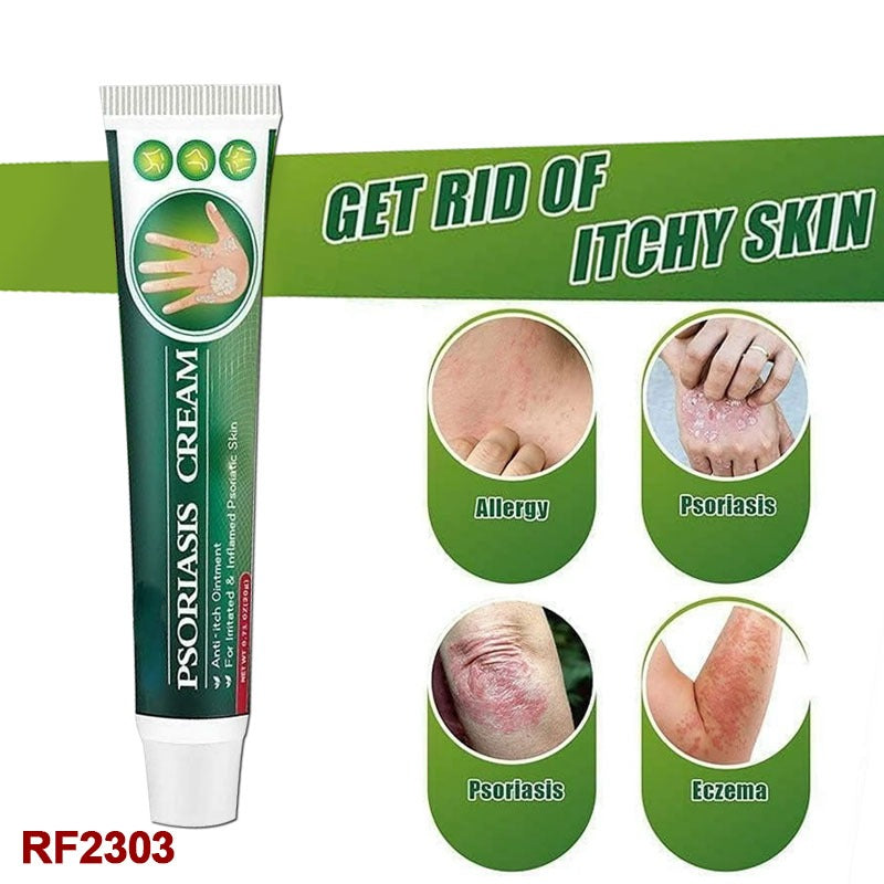 Antibacterial Cream for Psoriasis and Eczema Antifungal Cream, Helps Eczema, Ringworm Anti-Itch Cream with Gentler and Safer Herbal Ingredients Quickly Relives Itching for Face & Body