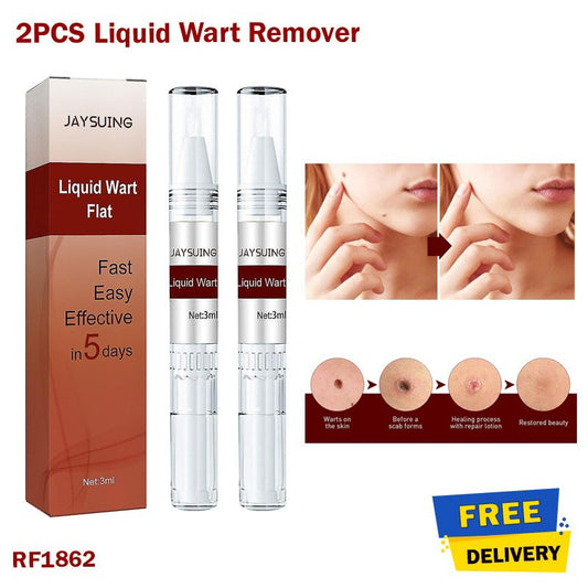 Skin Tags & Moles Remover,Wipe Off Tags & Moles Remover,Liquid Mole Removal Pen for All Skin Types,Fast Easy Effective,Easy to Remover 2PC