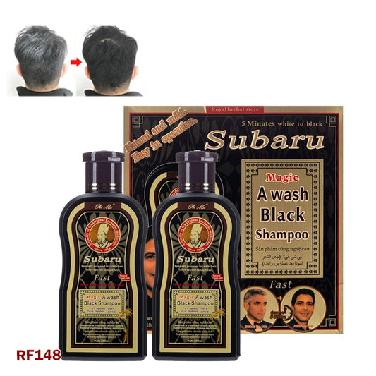 Dexe Hair Color Black Hair Shampoo - 200ml x 2 (Herbal Formula)