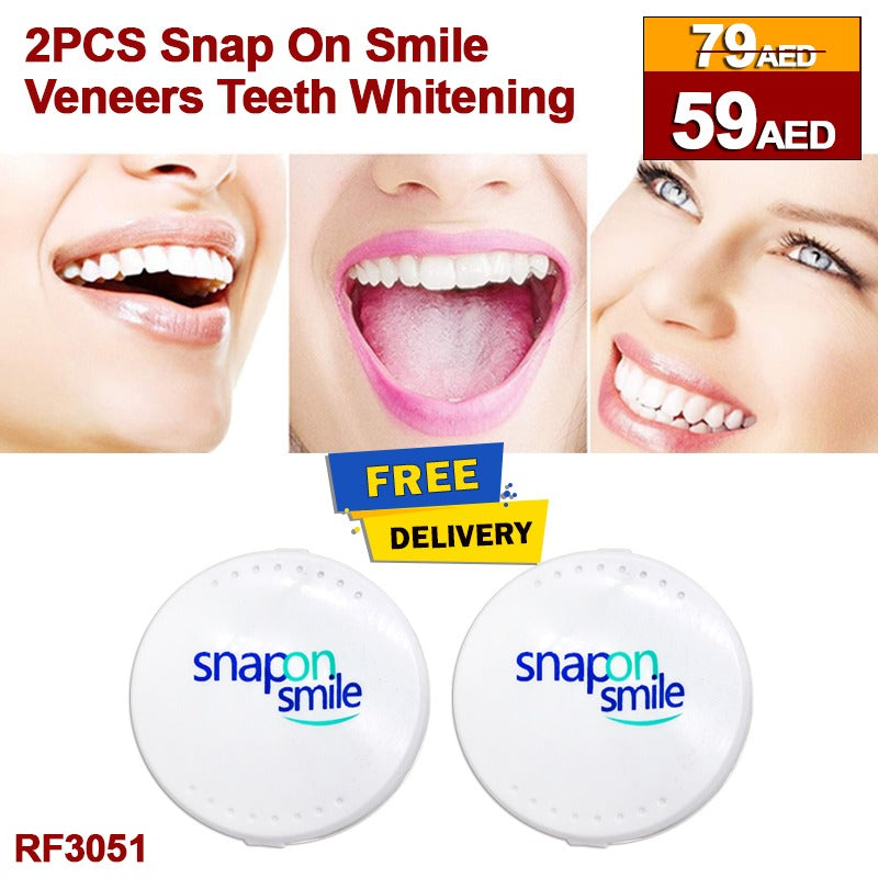 Snap-On Smile Veneers – Instant Teeth Whitening & Perfect Smile RF3051 ( 2 sets)